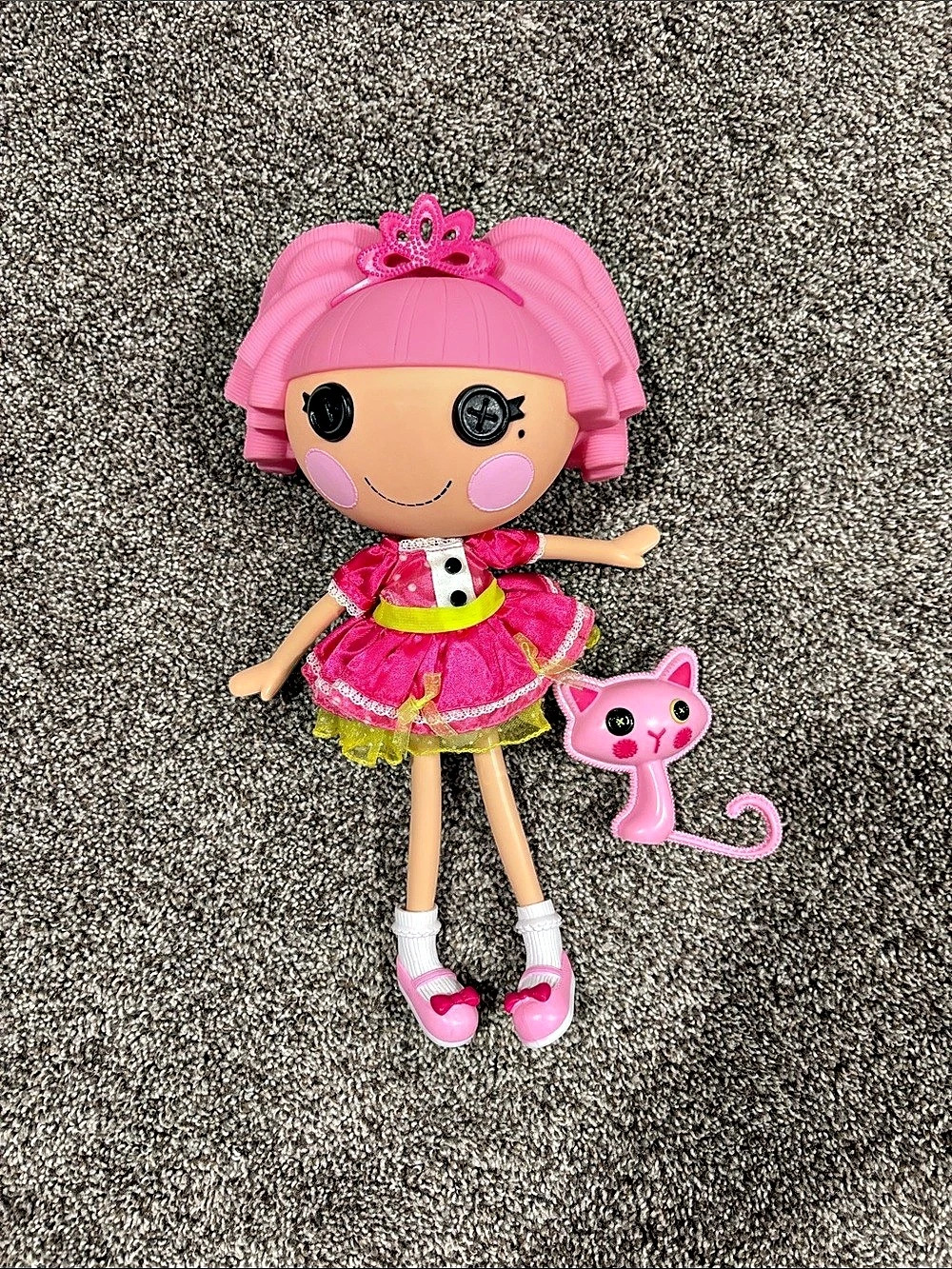 Lalaloopsy Jewel Sparkles Pink Fashion Doll with Cat Accessory